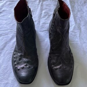 Italian leather 3/4 boots